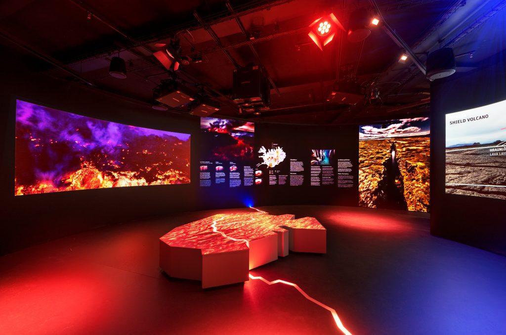 Perlan Museum Volcano Exhibit in Reykjavik Iceland Perlan Museum Volcano Exhibit in Reykjavik Iceland