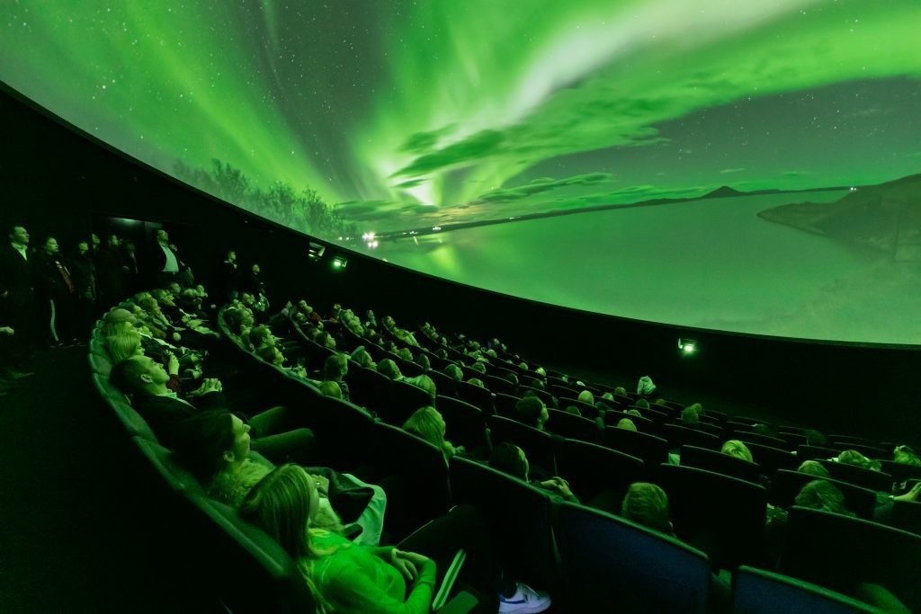 Perlan Museum Northern Lights Planeterium Exhibit Perlan Museum Northern Lights Planeterium Exhibit