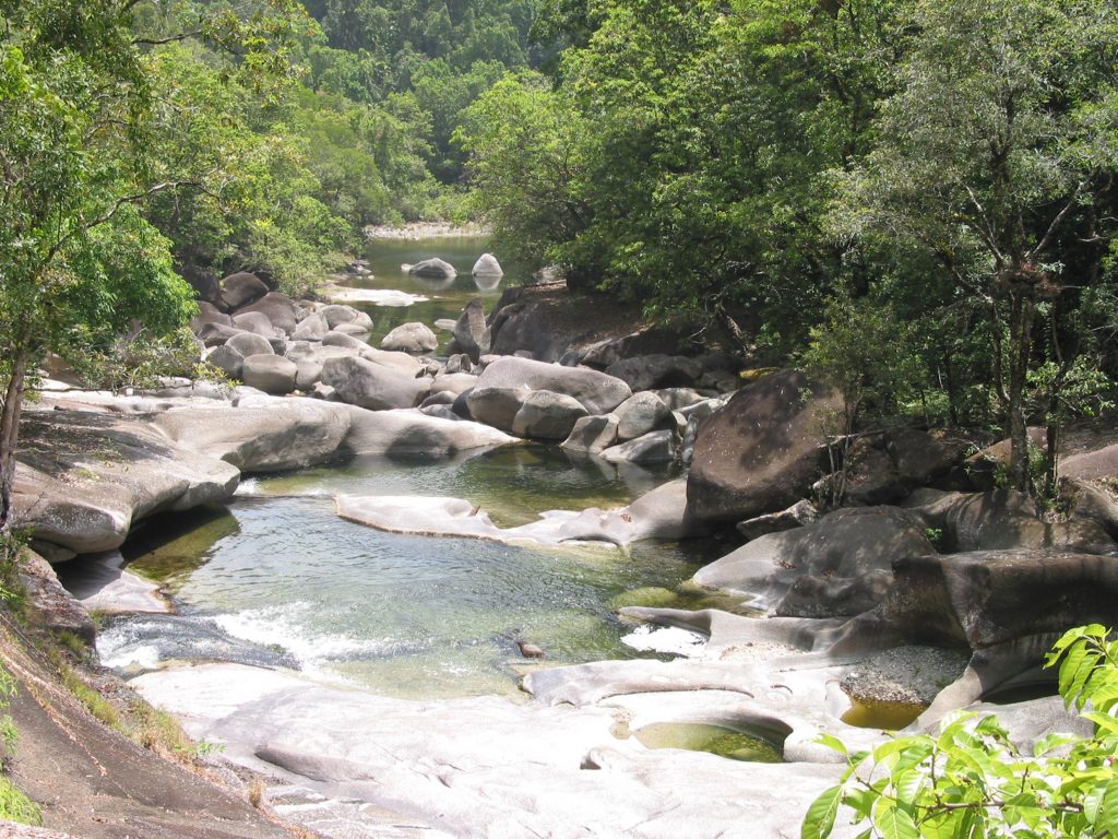 Babinda Boulders Devils Pool in Australia