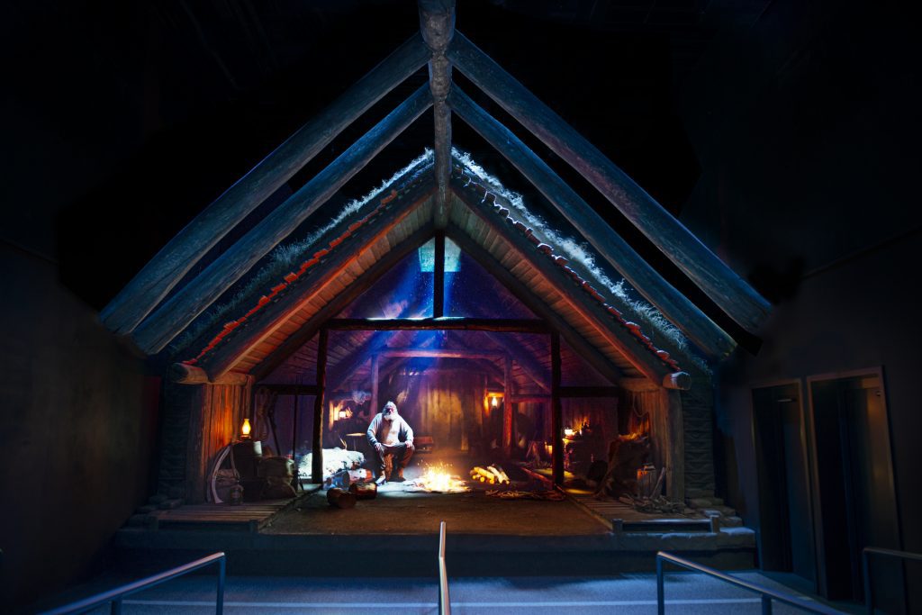 Pre-show-one-The-longhouse Flyover Iceland flight simulator in Reykjavik the Longhouse