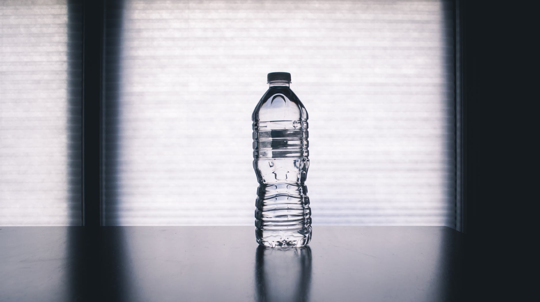 A plastic water bottle for travel blog Brads Backpack