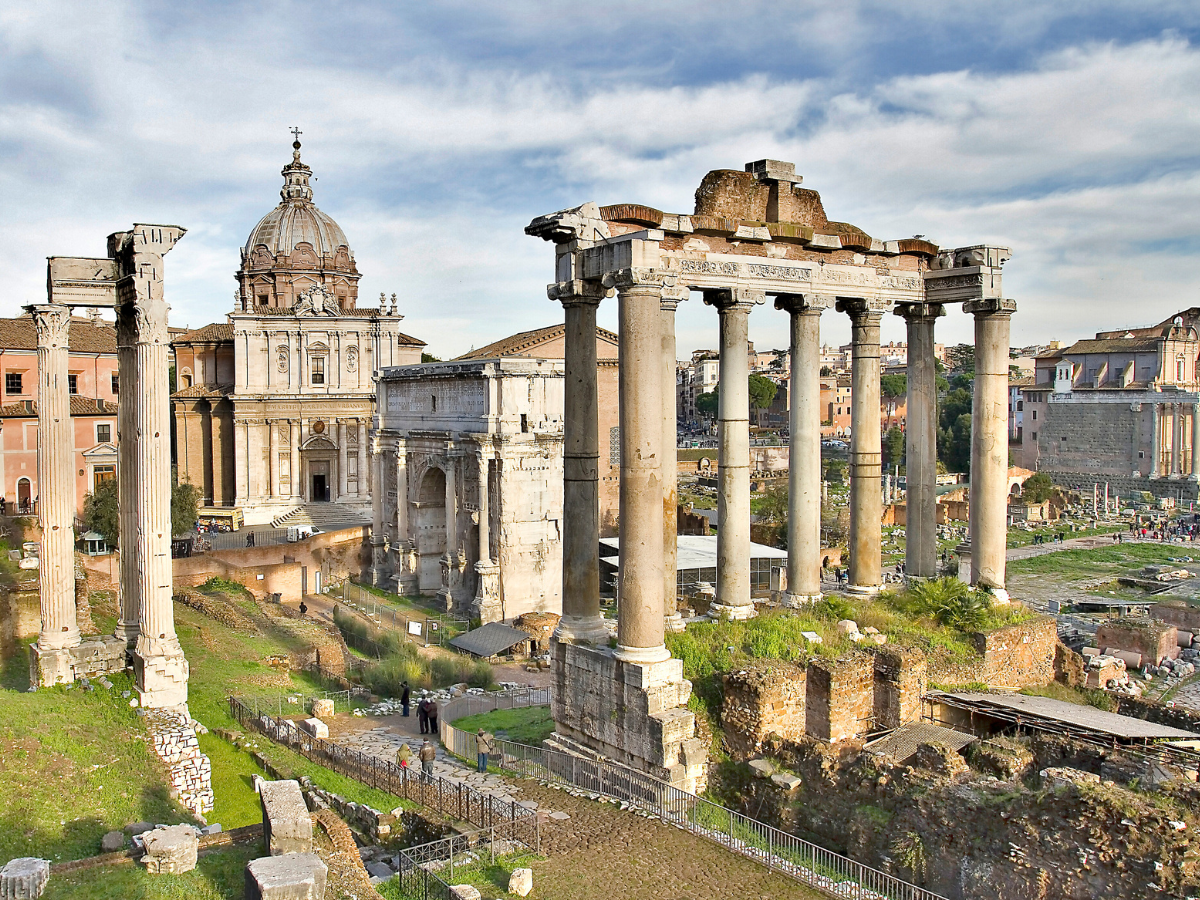 Monuments in Rome, Italy