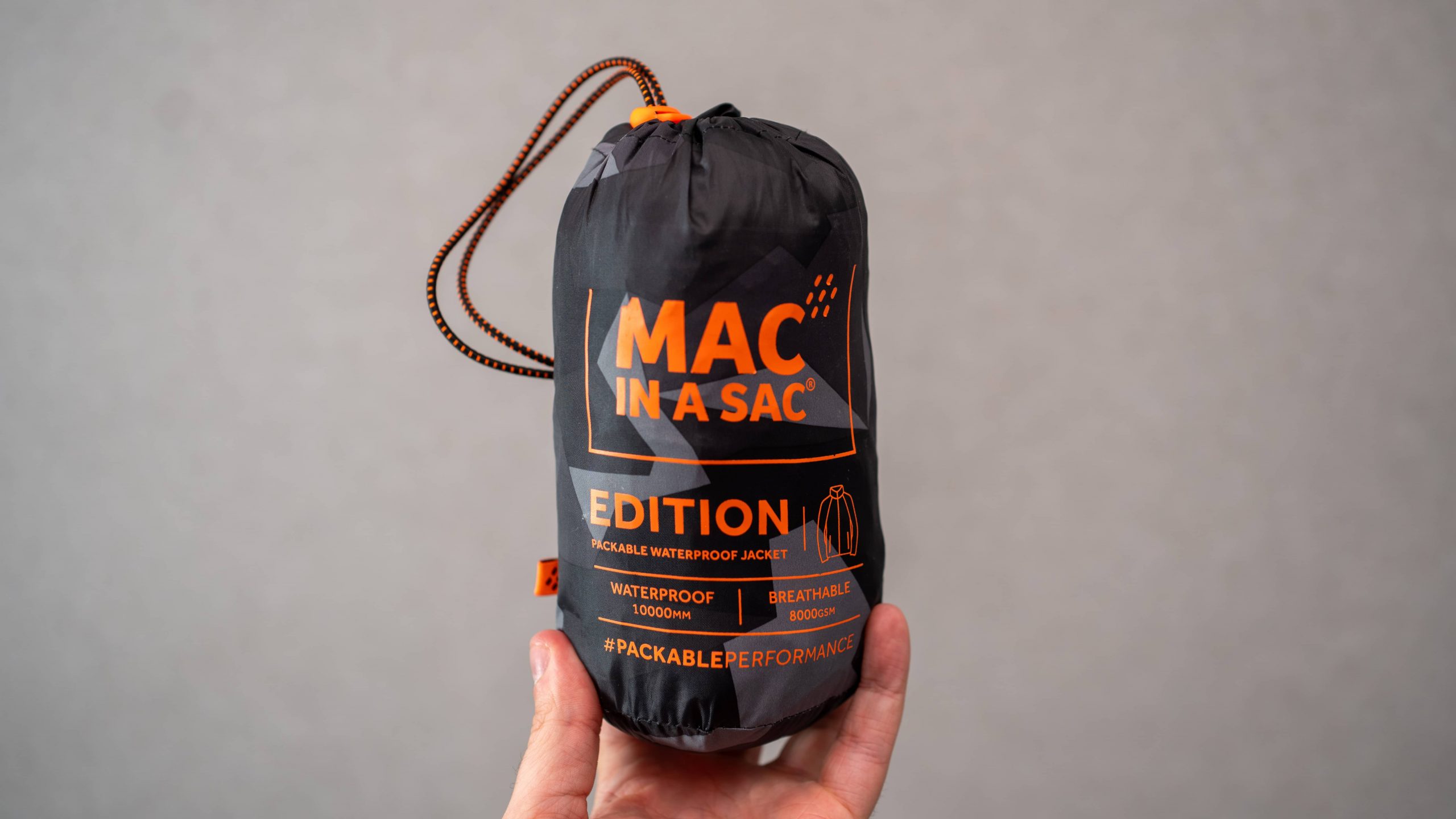 Mac in a sac in a stow bag for a review on Brad's Backpack Travel blog