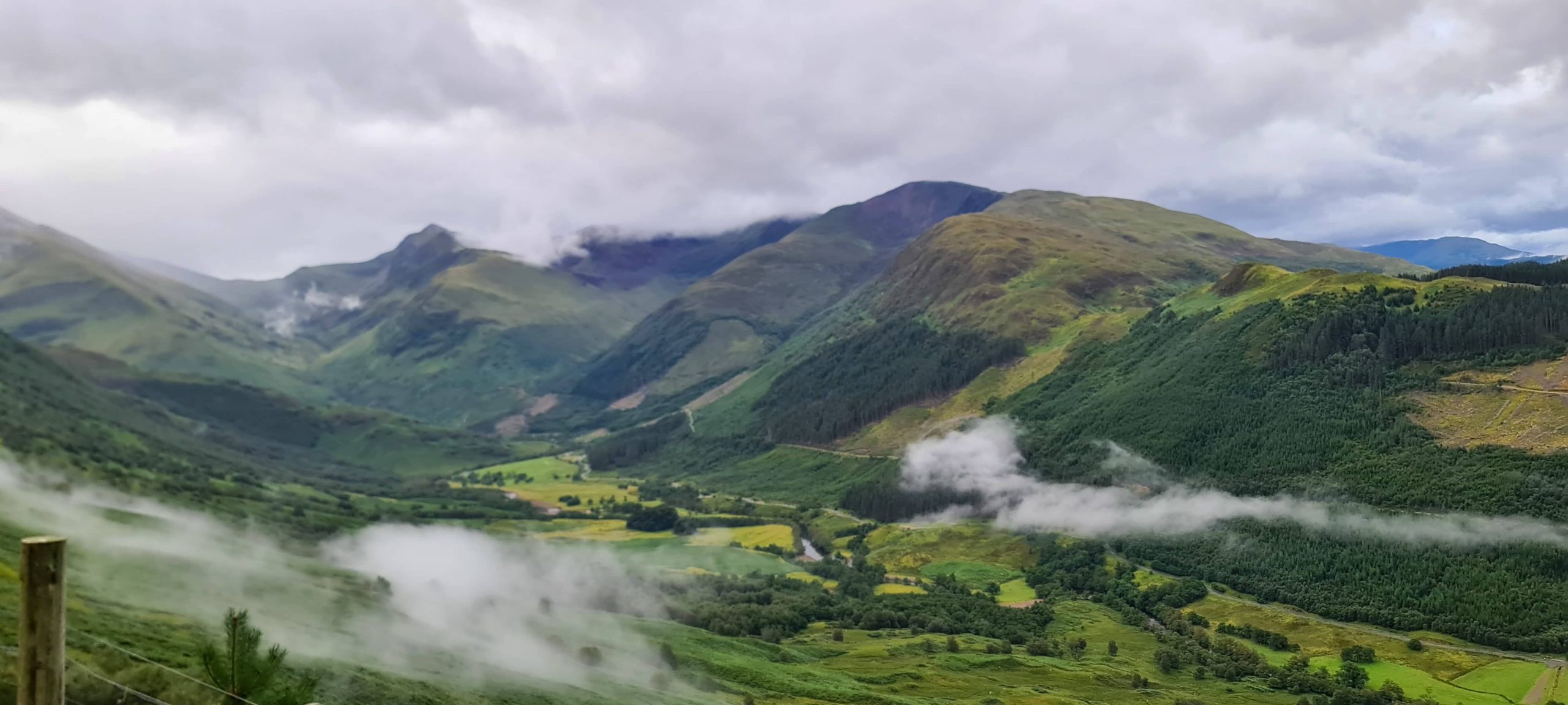 Cloudy Weather over Ben Nevis in Scotland
