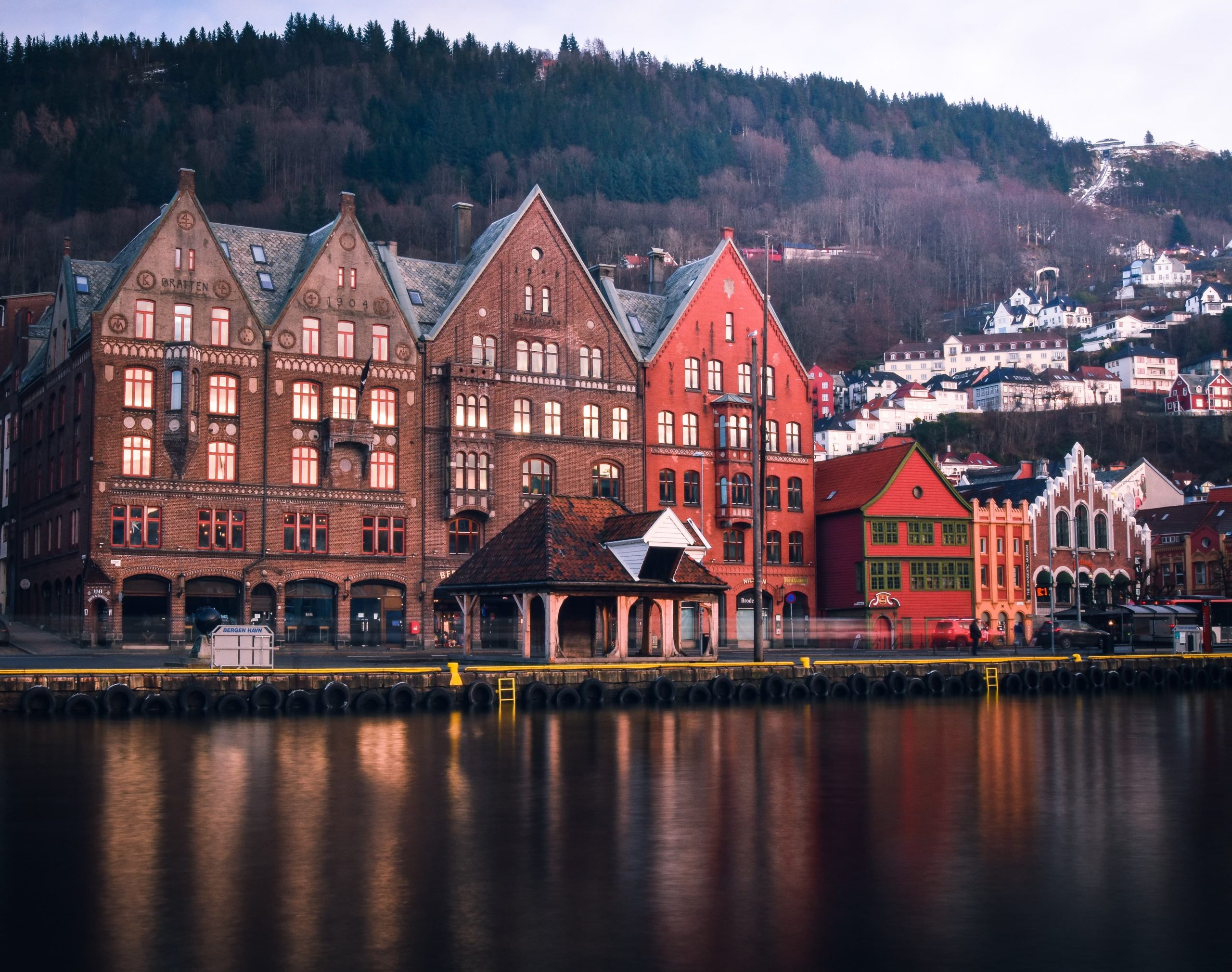 Bergen, Norway in the Autumm for October travel destinations 