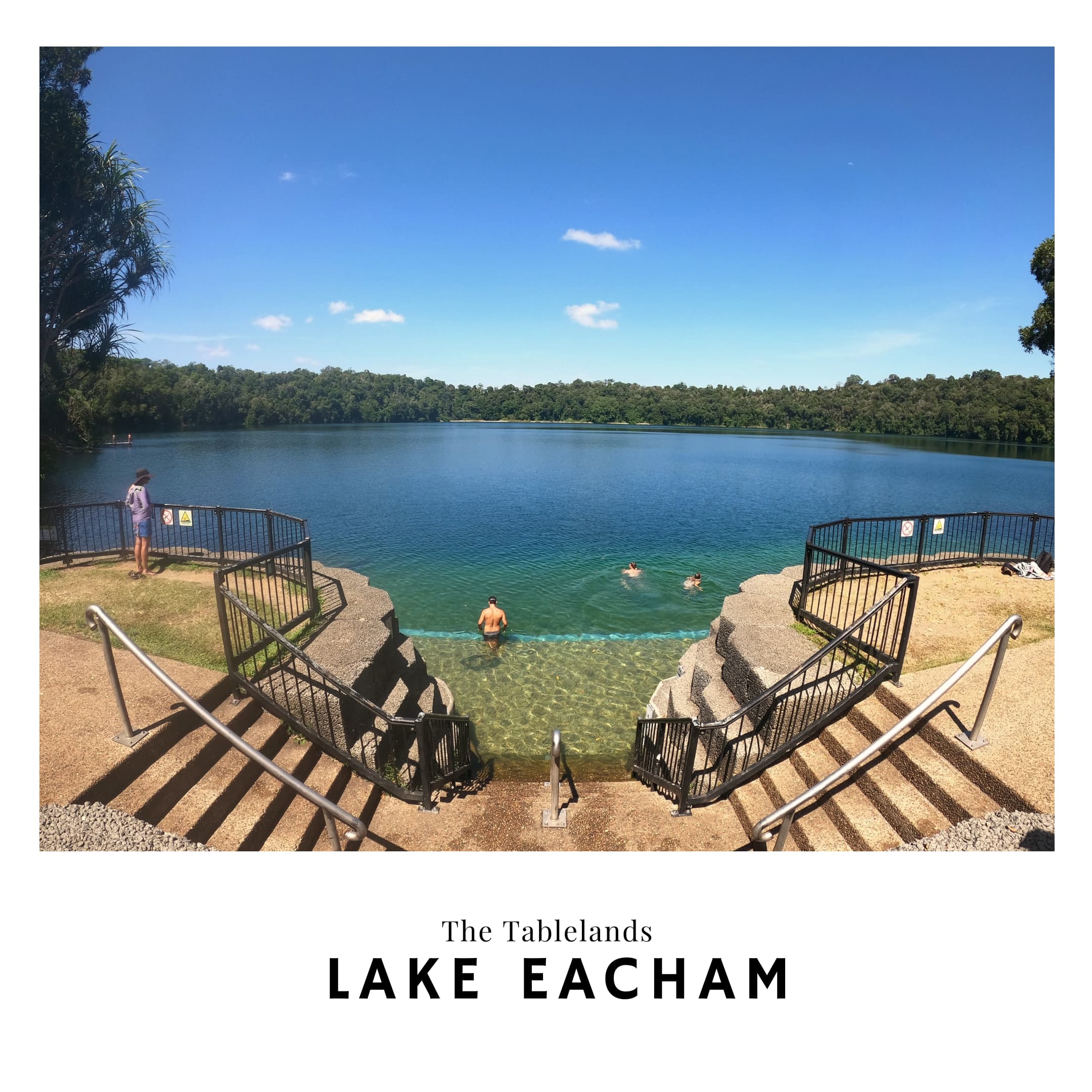 Link to the Lake Eacham Travel Guide in the tablelands australia