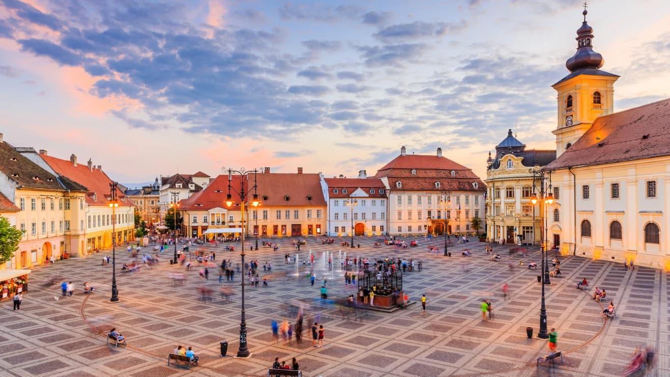 Romanian city of Sibiu for Romania Travel Guide