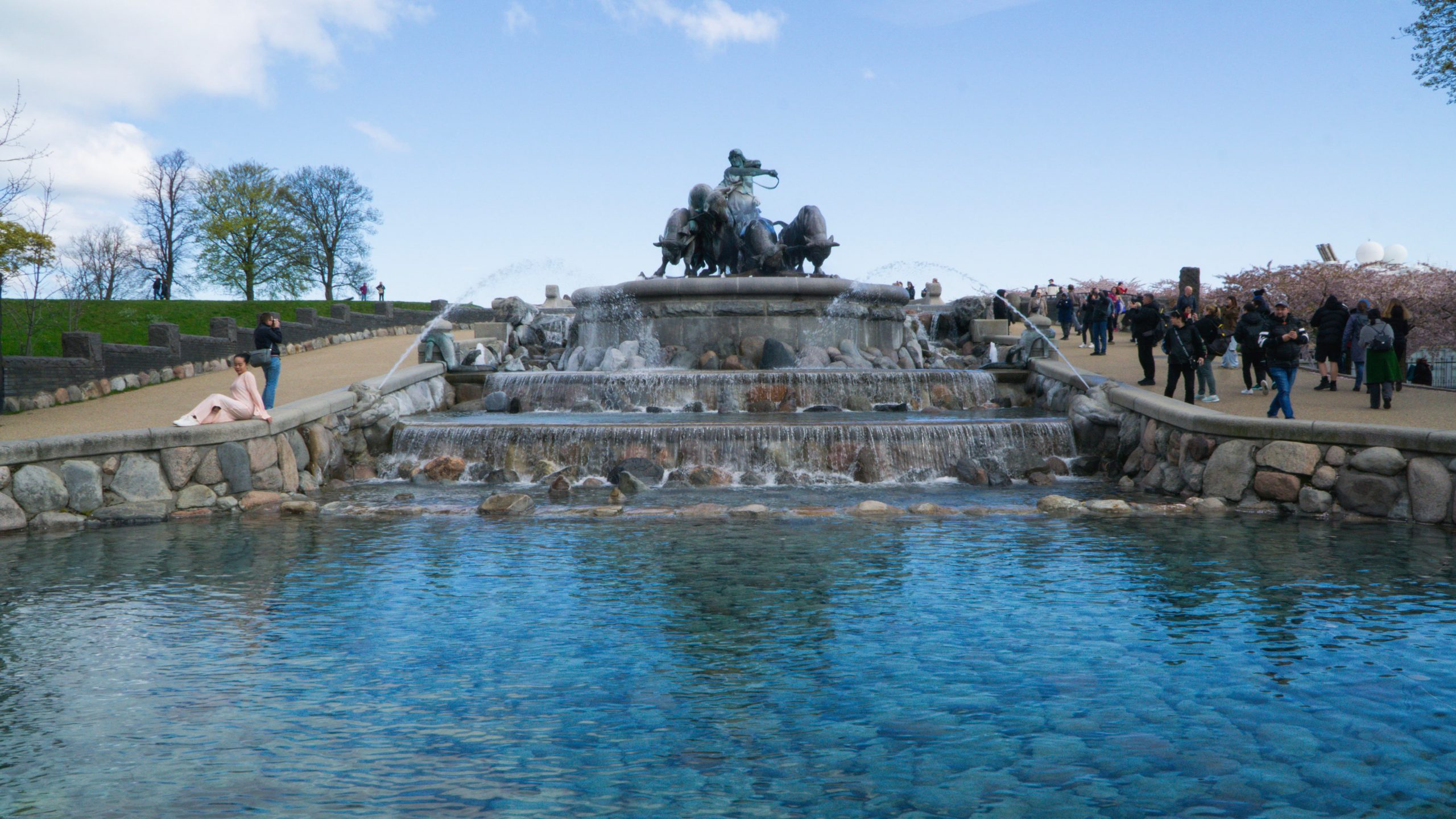 The Gefion Fountain In Copenhagen Denmark Europe Around Self-guided walking tour travel guide