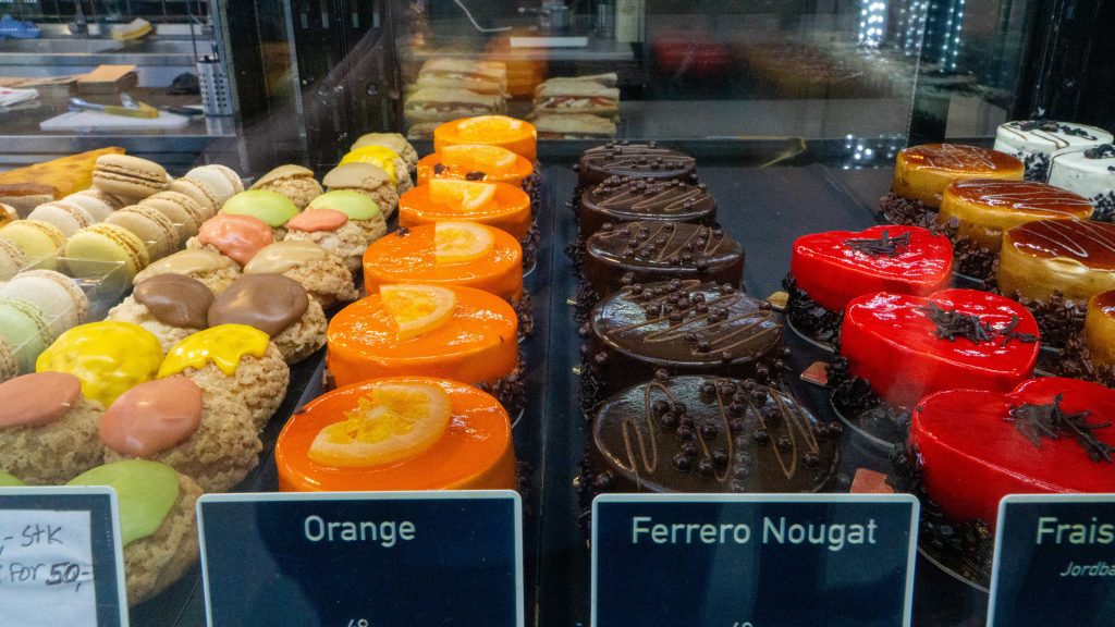 Torvehallerne Food market Torvehallerne Food Market Pattisserie Desserts Denmark Copenhagen