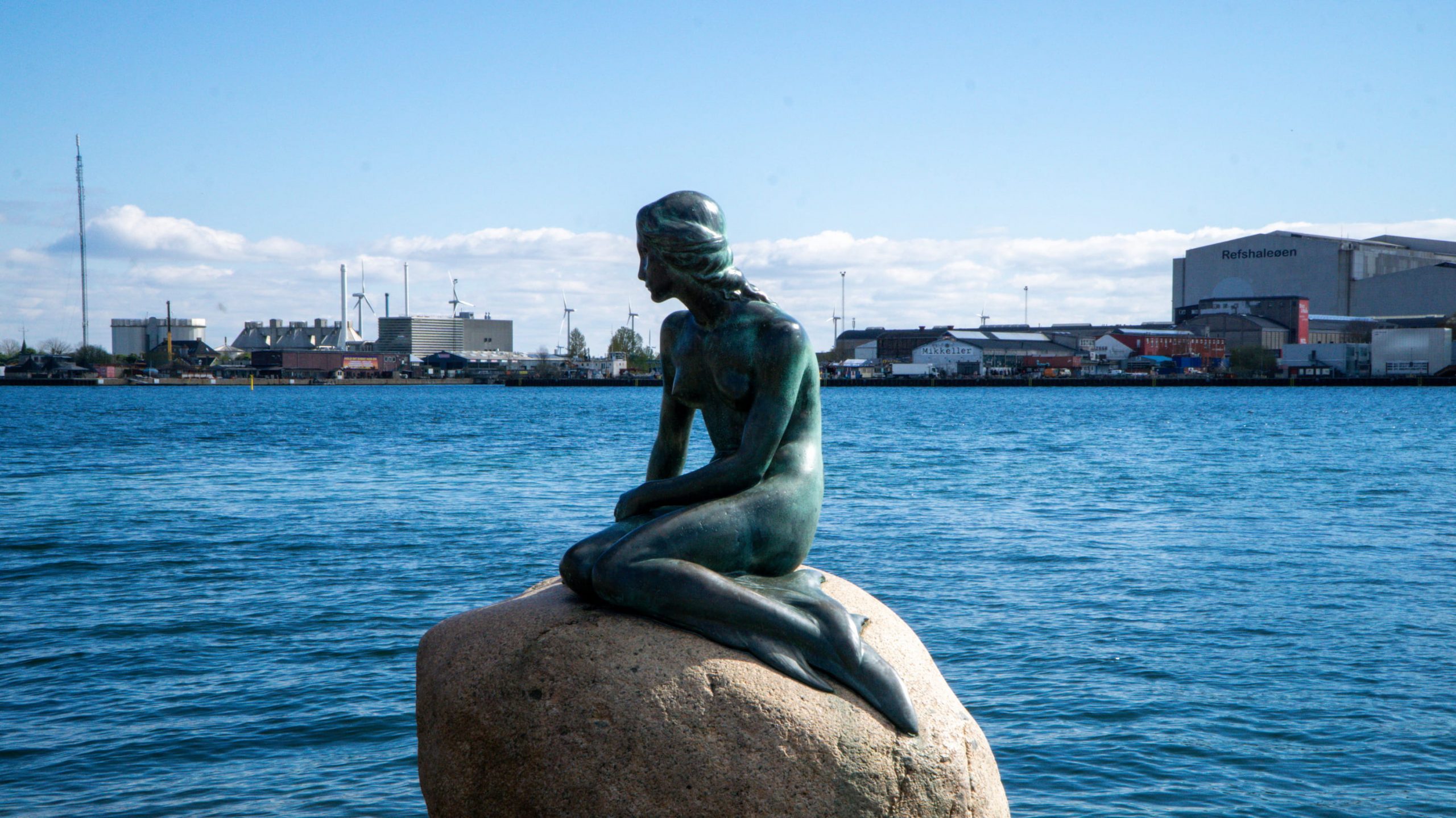 The Little Mermaid by Hans Christian Andersen statue Copenhagen Harbour Travel Guide