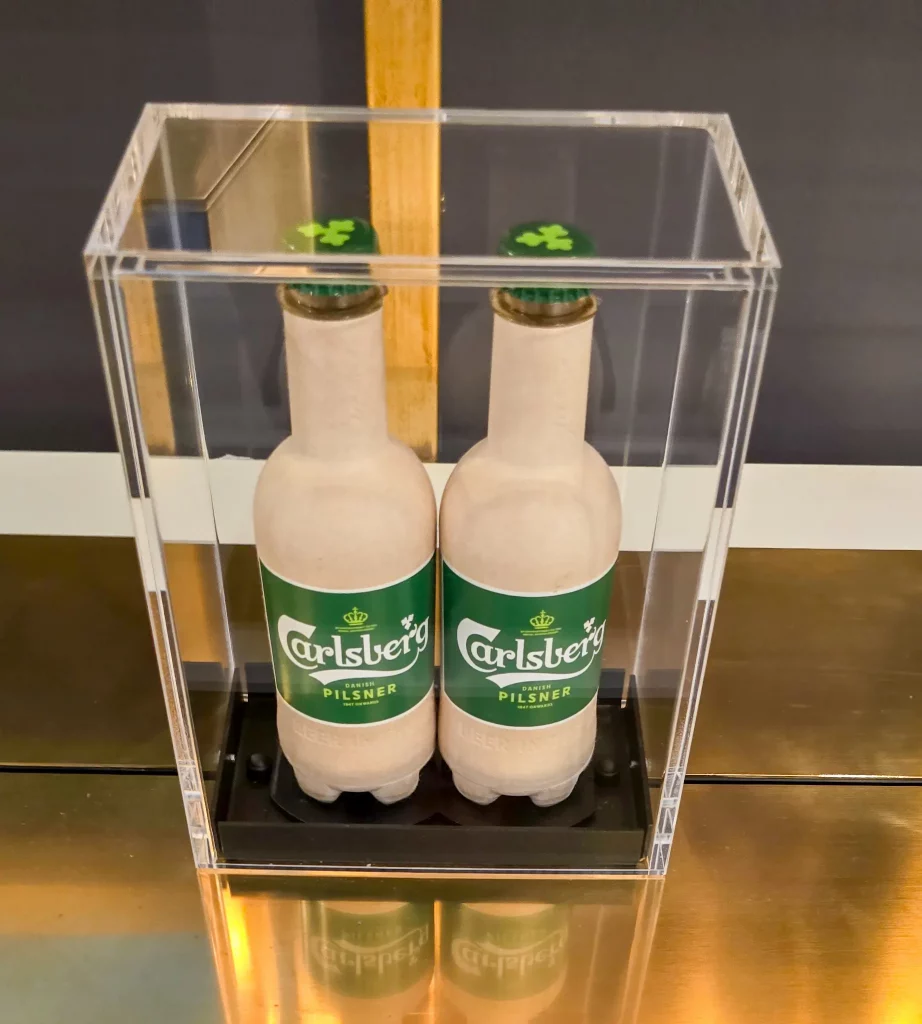 Carlsberg Fibre Bottles Home of Carlsbery Brewery Experience in Copnhagen Denmark Europe Travel Guide