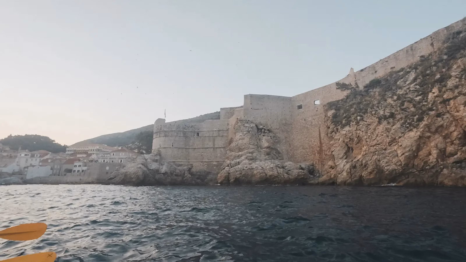 Dubrovnik Walls at golden hour