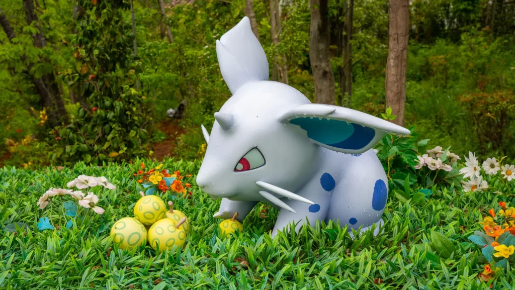 Nidoran_16x9 Nidoran and Leppa Berries at Poképark Kanto