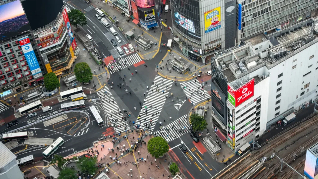 Shibuya Sky 16x9 Shibuya Sky from above