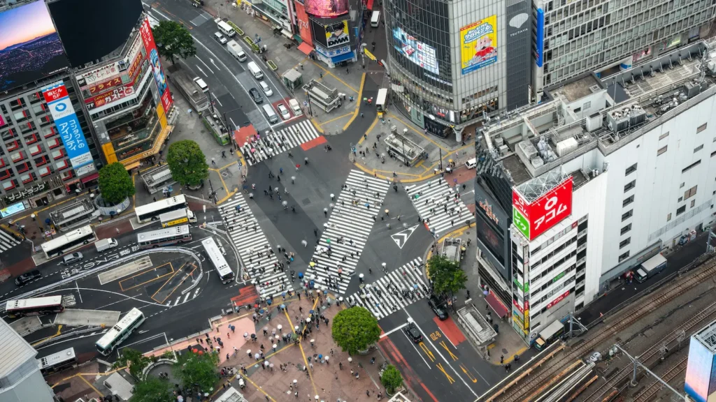 Shibuya Square 16x9 Shibuya Square view from Shibuya Sky