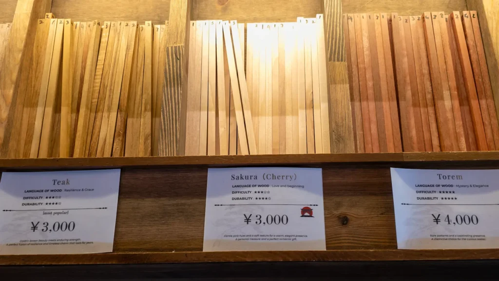 Chopstick Wood 16x9 Chopstick Making Workshop Wood selection